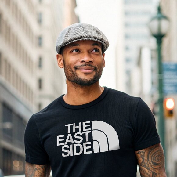 The East Side Parody Black T-Shirt - Soft modern fit Hip-Hop Streetwear Tee NEW - Picture 2 of 3